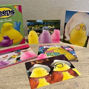 NOTE CARDS Peeps Easter Chicks Paper Notecards in Box - 17 Cards - 20 Envelopes